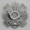 Highland Light Infantry (H.L.I.) Anodised (Staybrite) Cap Badge - King's Crown