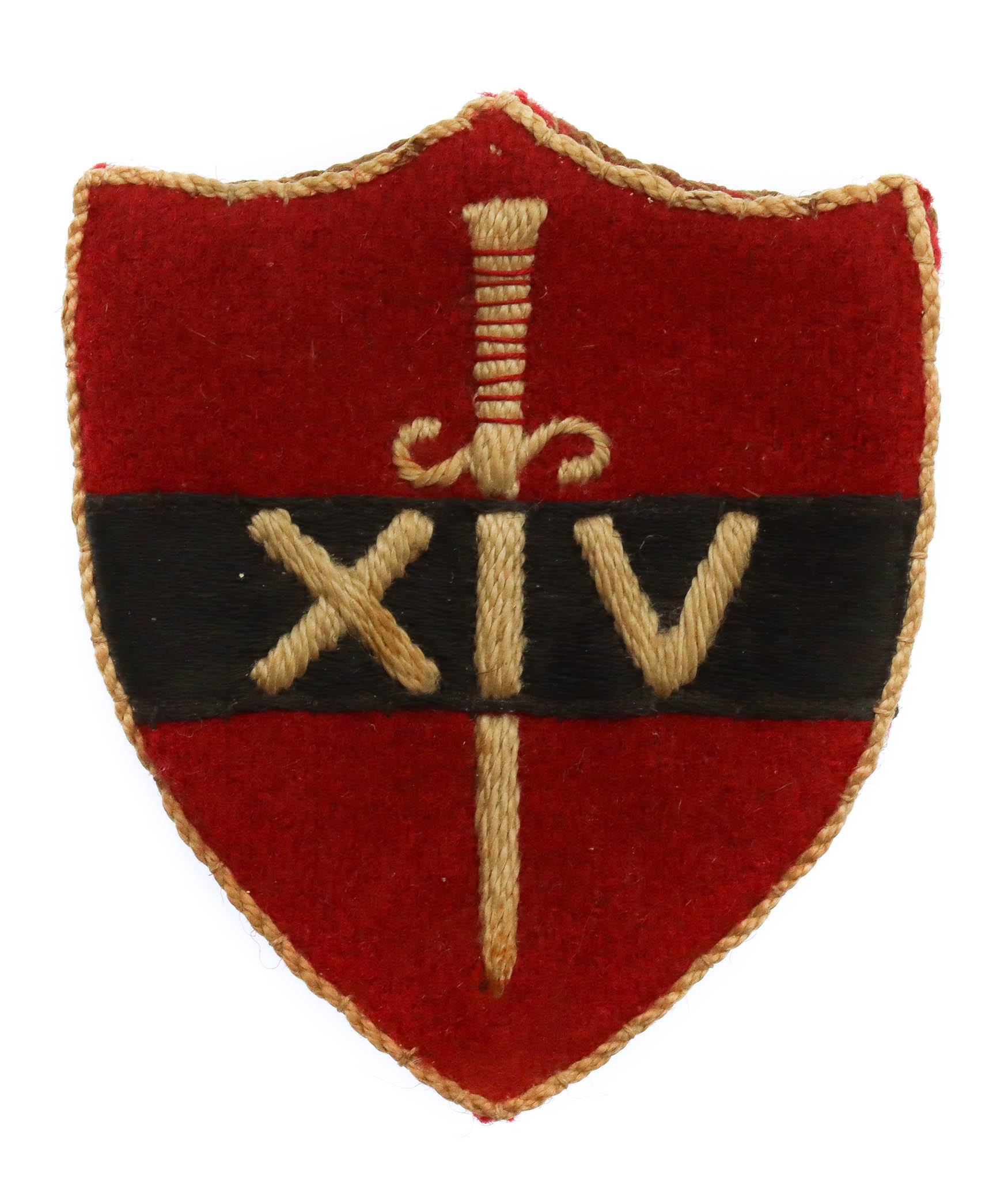 14th Army Cloth Formation Sign