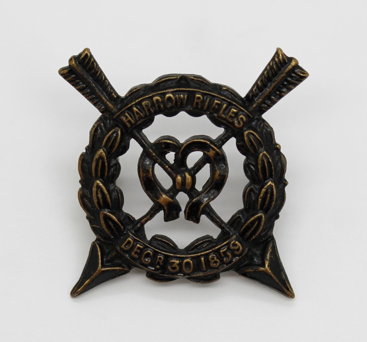 Harrow School (Harrow Rifles) O.T.C. Cap Badge