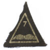 7th Air Formation Signals Cloth Painted Formation Sign 