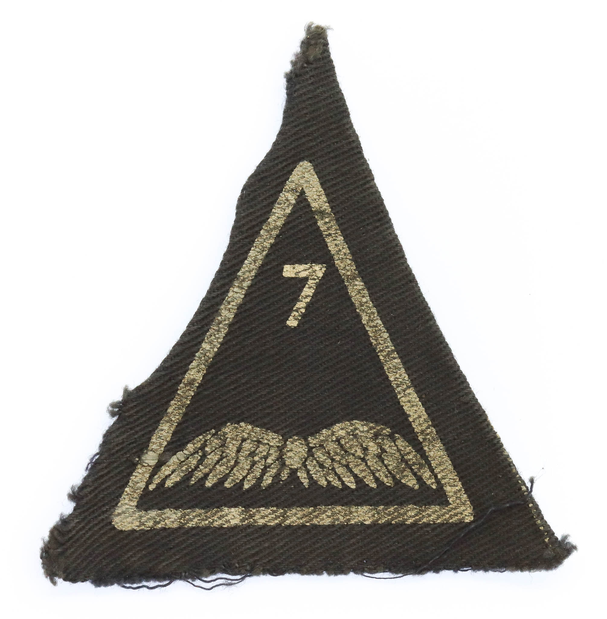 7th Air Formation Signals Cloth Painted Formation Sign 