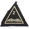 2nd Air Formation Signals Cloth Painted Formation Sign 
