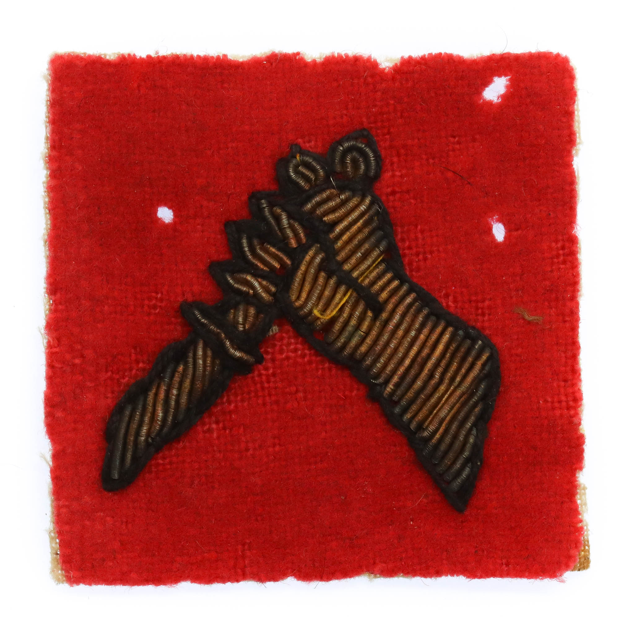 19th Indian Division Cloth Bullion Formation Sign