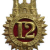 Victorian Pre 1881 12th (East Suffolk) Regiment of Foot Glengarry Badge