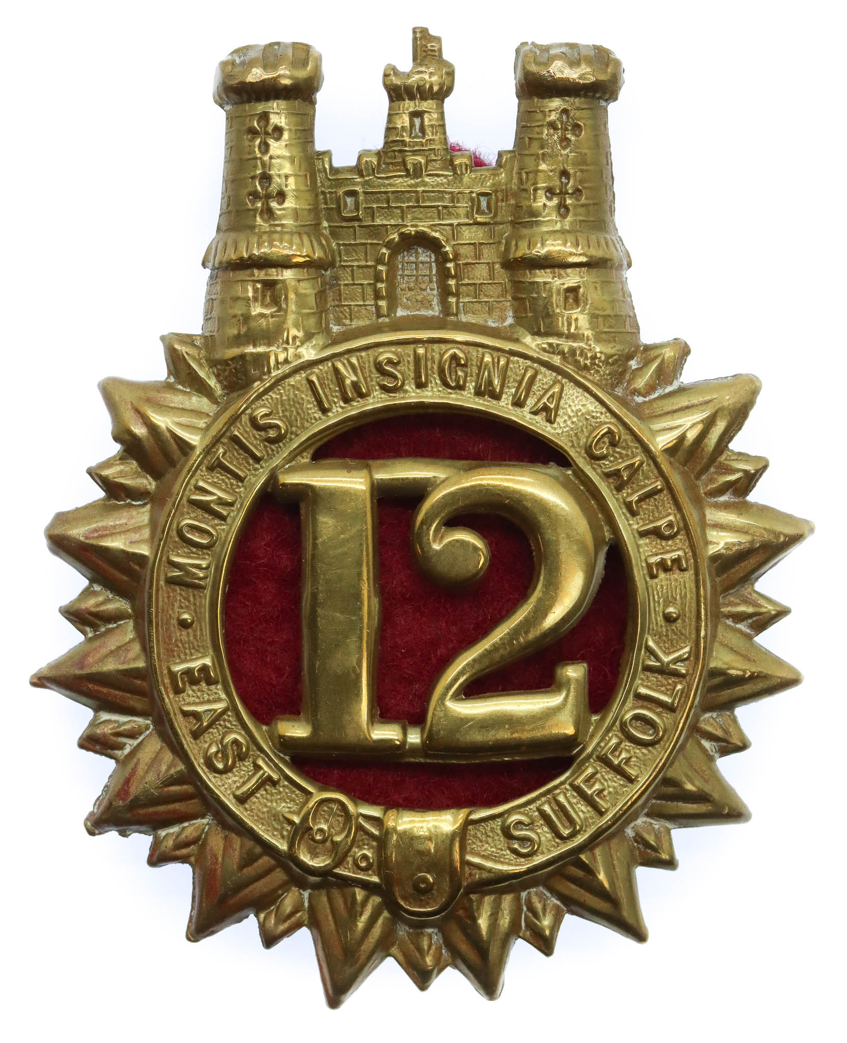 Victorian Pre 1881 12th (East Suffolk) Regiment of Foot Glengarry Badge