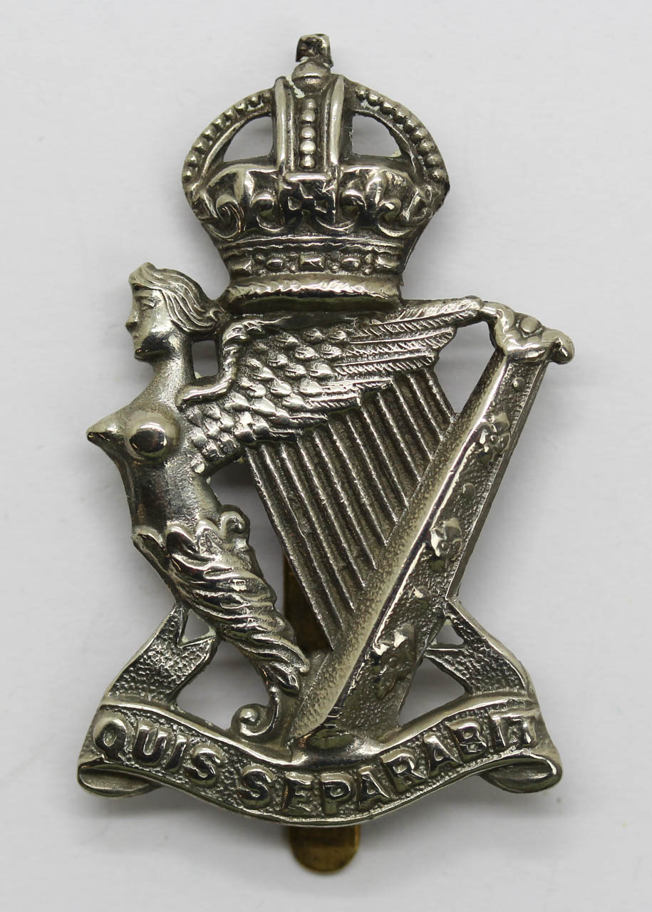 Royal Ulster Rifles  Cap Badge - King's Crown