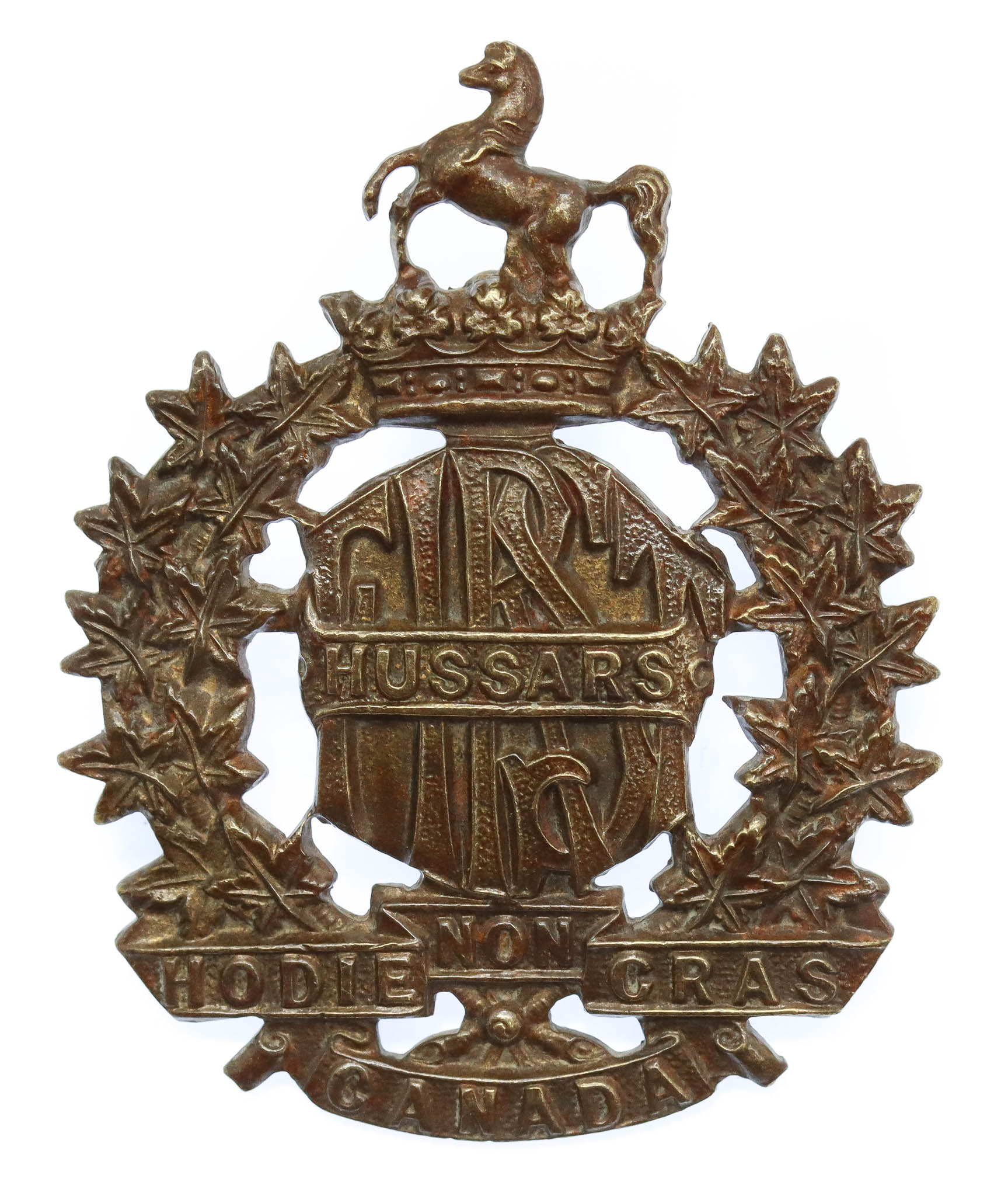 First Hussars of Canada Cap Badge