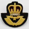 Royal Air Force (R.A.F.) Warrant Officer's Cap Badge - Queen's Crown
