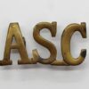 Army Service Corps (A.S.C.) Shoulder Title