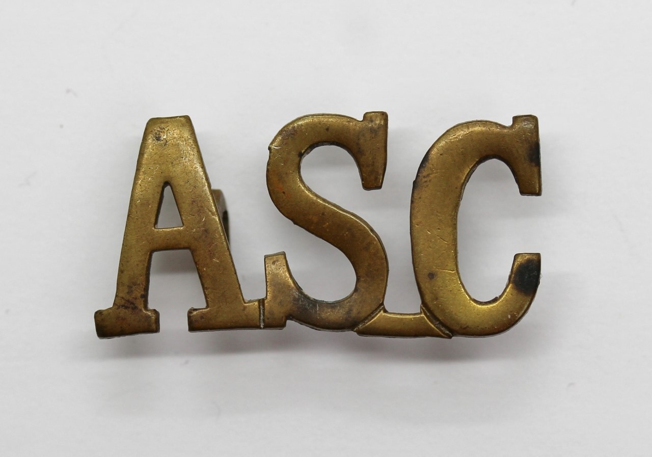 Army Service Corps (A.S.C.) Shoulder Title