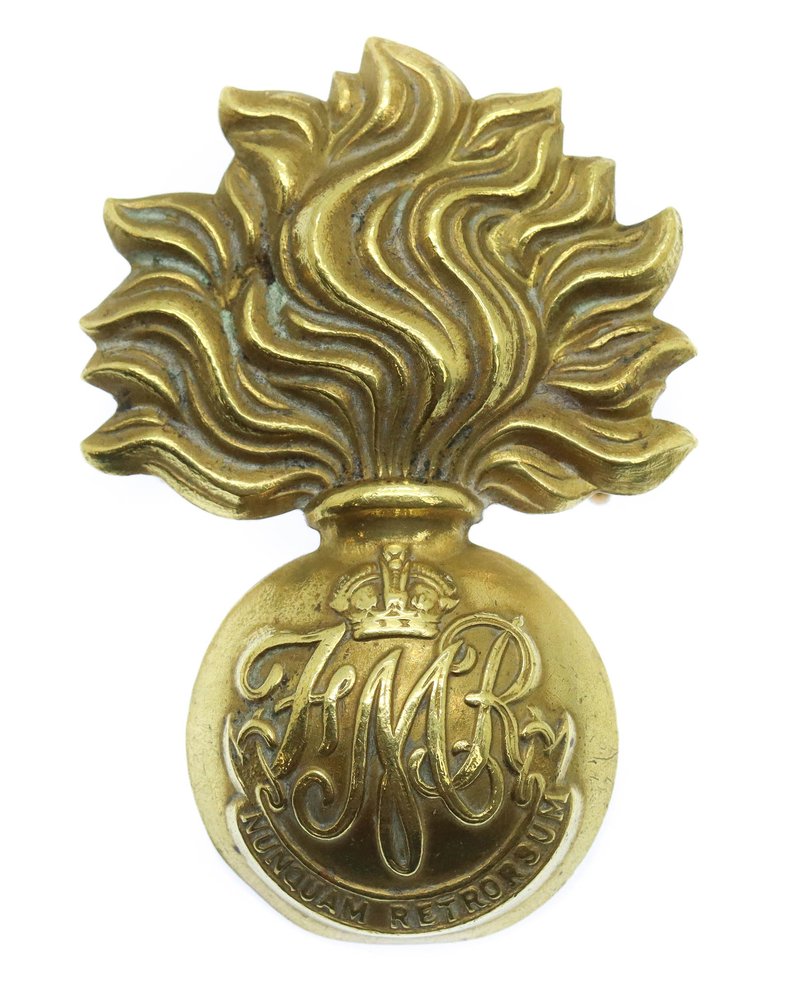 Canadian Les Fusiliers Mont Royal Cap Badge - King's Crown