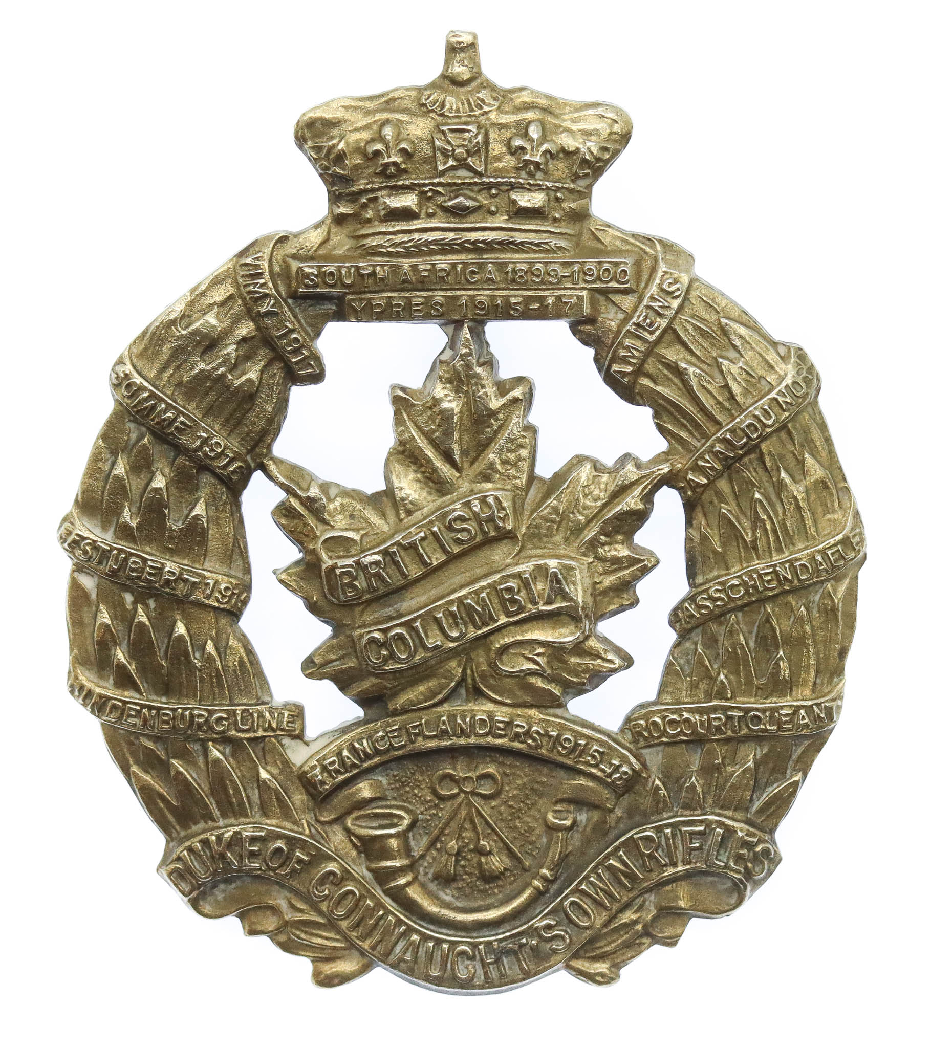 Canadian British Columbia Regiment (Duke of Connaught's Own) Cap Badge