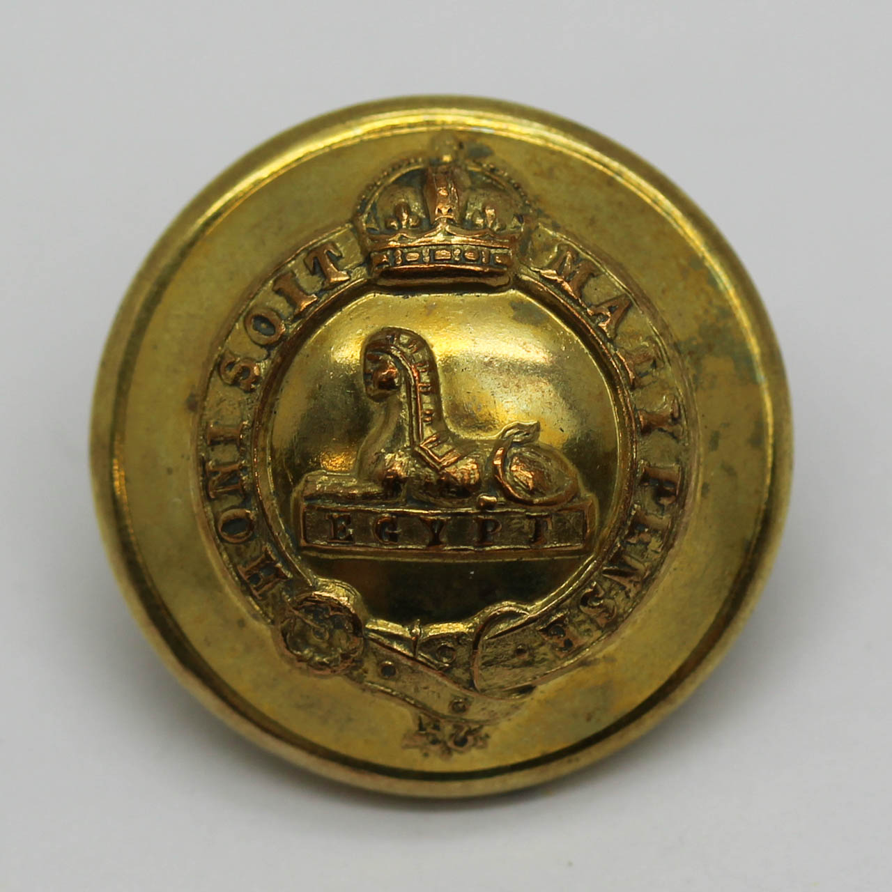 Manchester Regiment Officer's Button - King's Crown (Large)