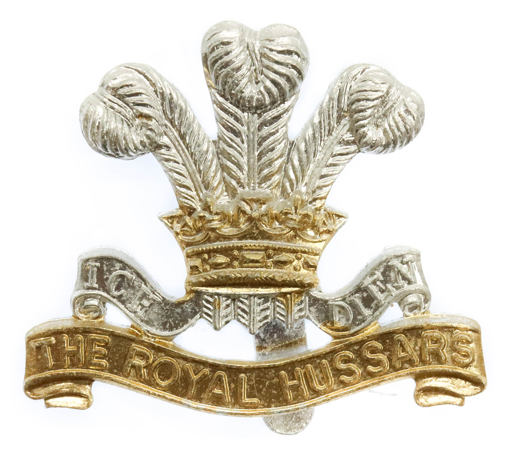 The Royal Hussars Anodised (Staybrite) Cap Badge