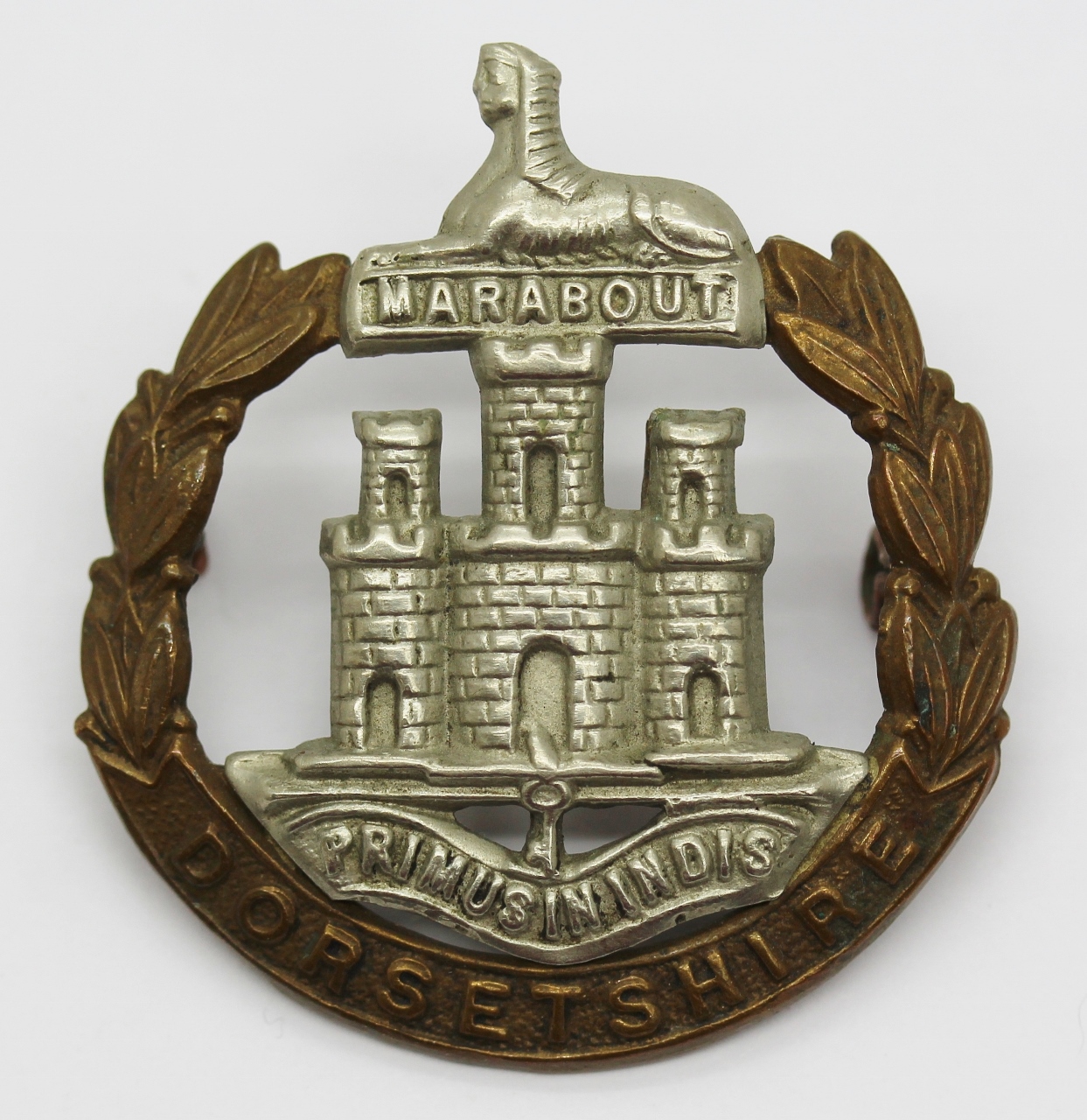 Edwardian Dorsetshire Regiment Cap Badge