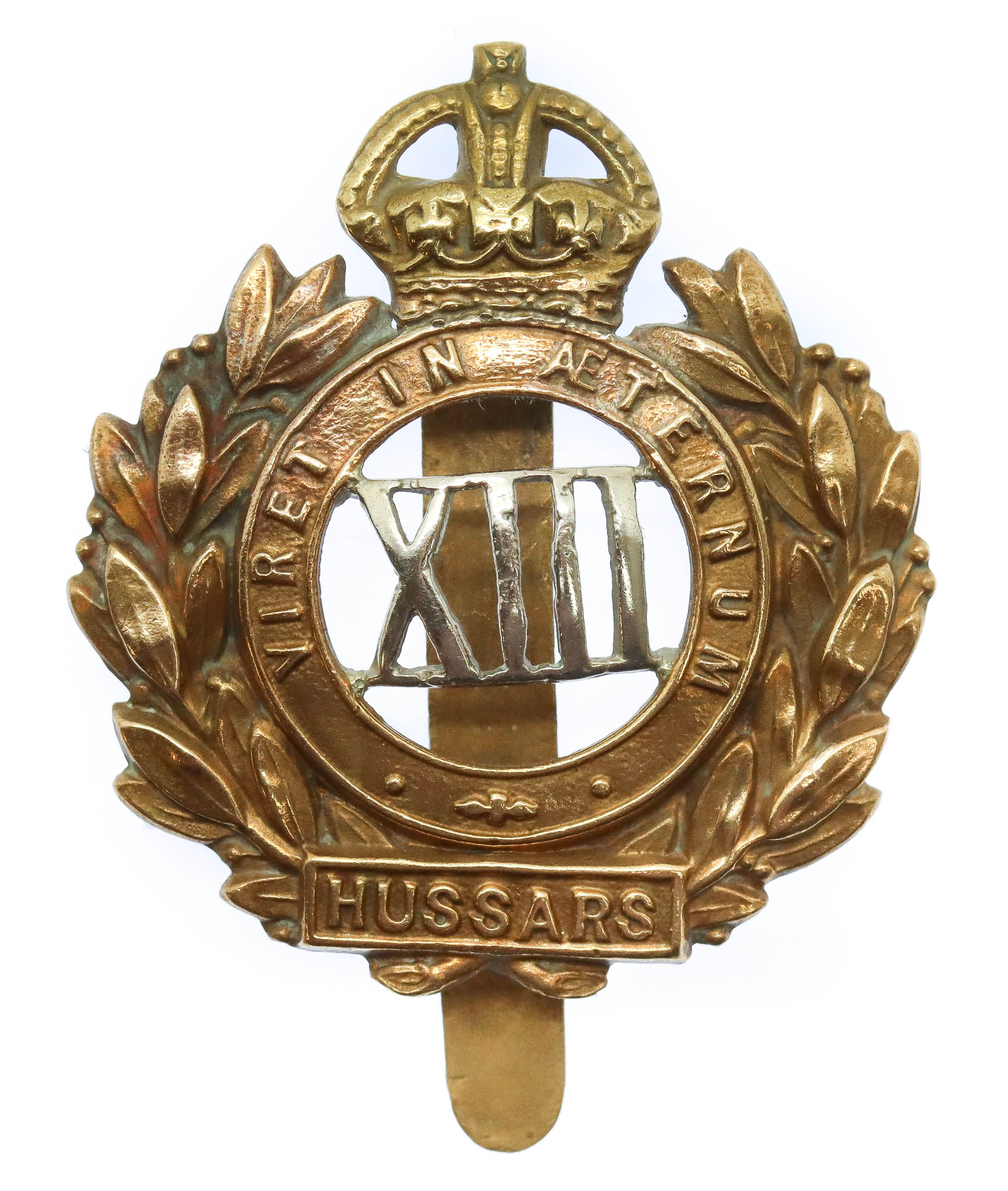 Edwardian 13th Hussars Cap Badge