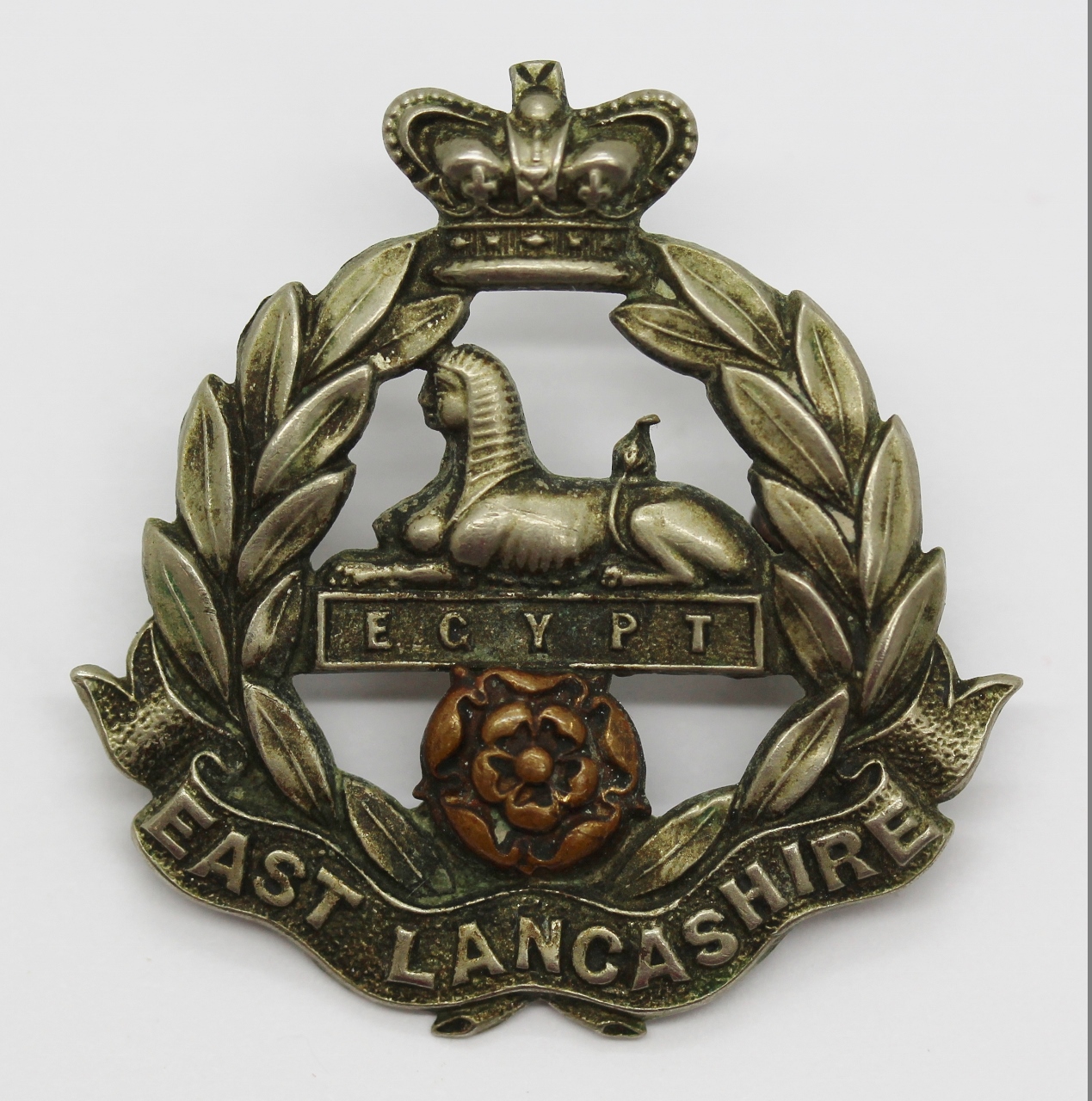 Victorian East Lancashire Regiment Cap Badge