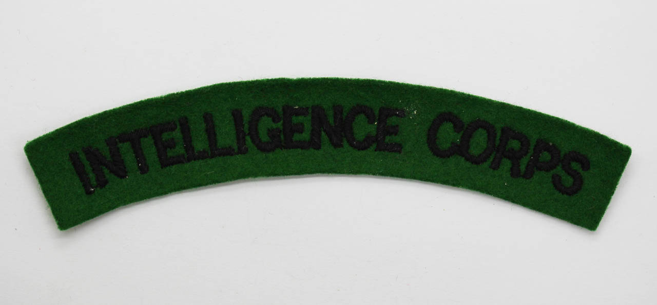 Intelligence Corps (INTELLIGENCE CORPS) Cloth Shoulder Title