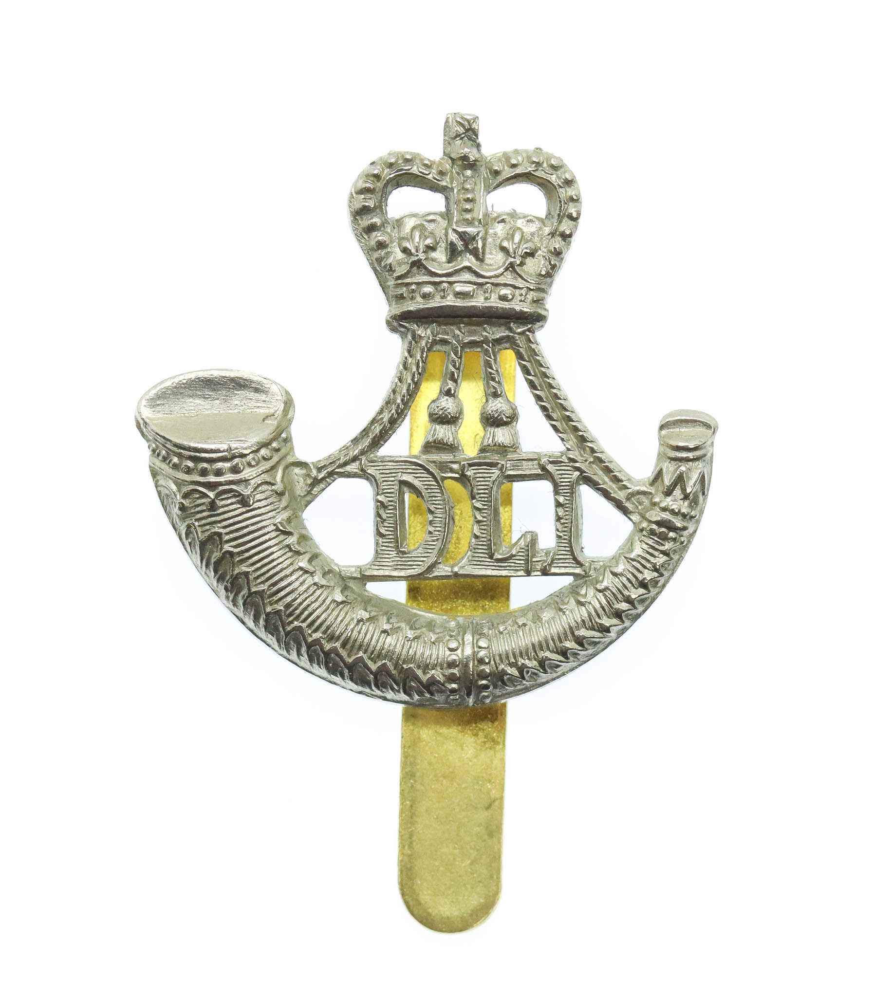 Durham Light Infantry (D.L.I.) Beret Badge - Queen's Crown