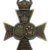 16th Battalion (Queen's Westminster & Civil Service Rifles) London Regiment Cap Badge - King's Crown