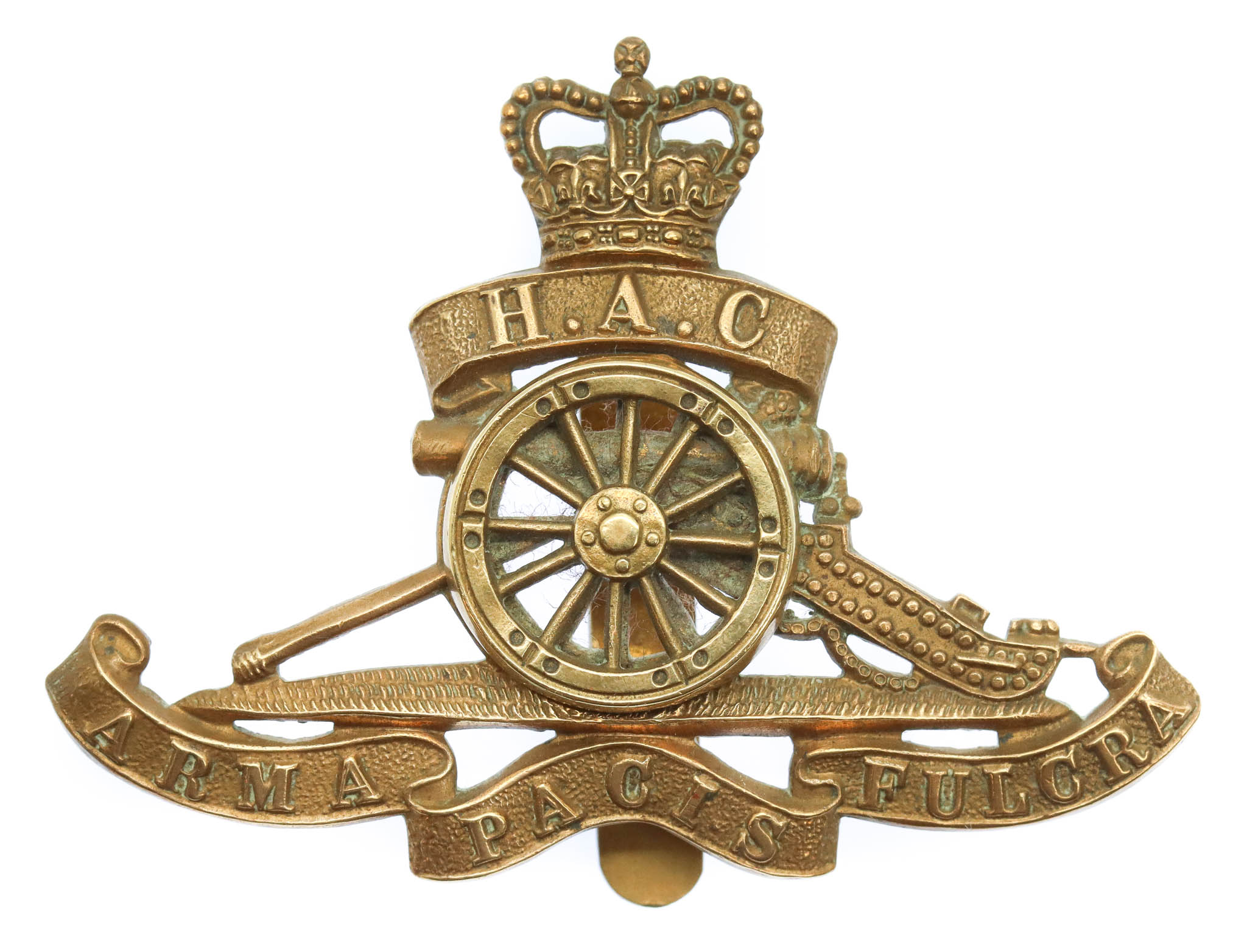 Honourable Artillery Company (H.A.C.) Cap Badge - Queen's Crown