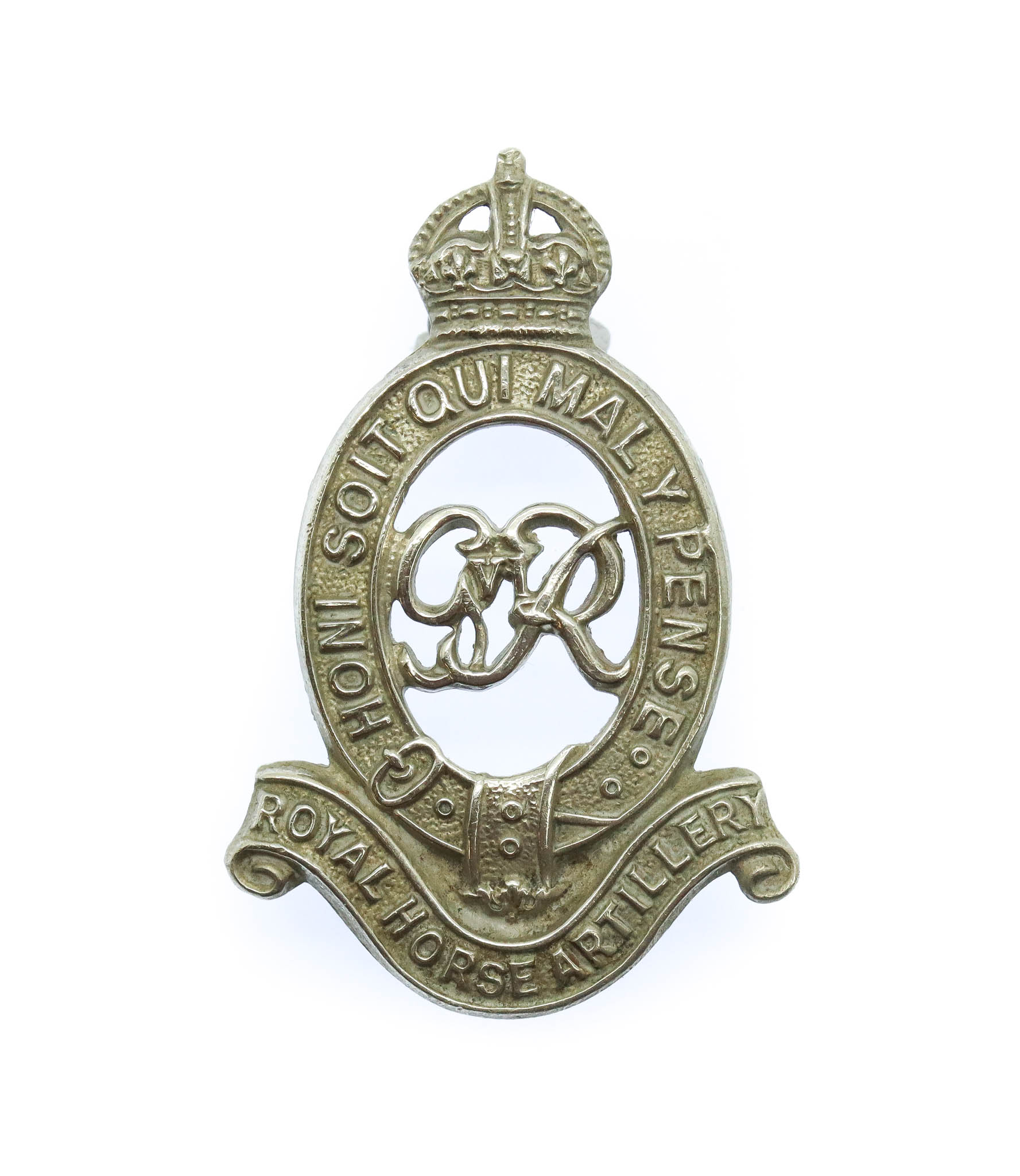 George VI Royal Horse Artillery (R.H.A.) Cap Badge