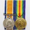 WW1 British War & Victory Medal Pair - Major F.A.L. Wood, 2/7th Bn. West Yorkshire Regiment