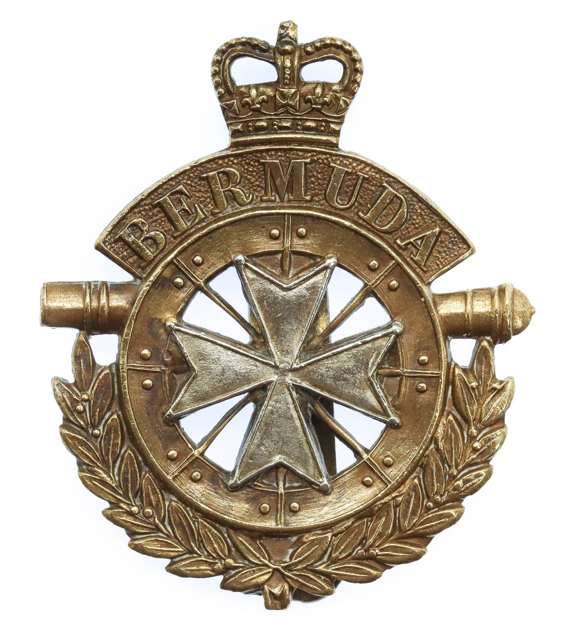 Royal Bermuda Regiment Cap Badge - Queen's Crown
