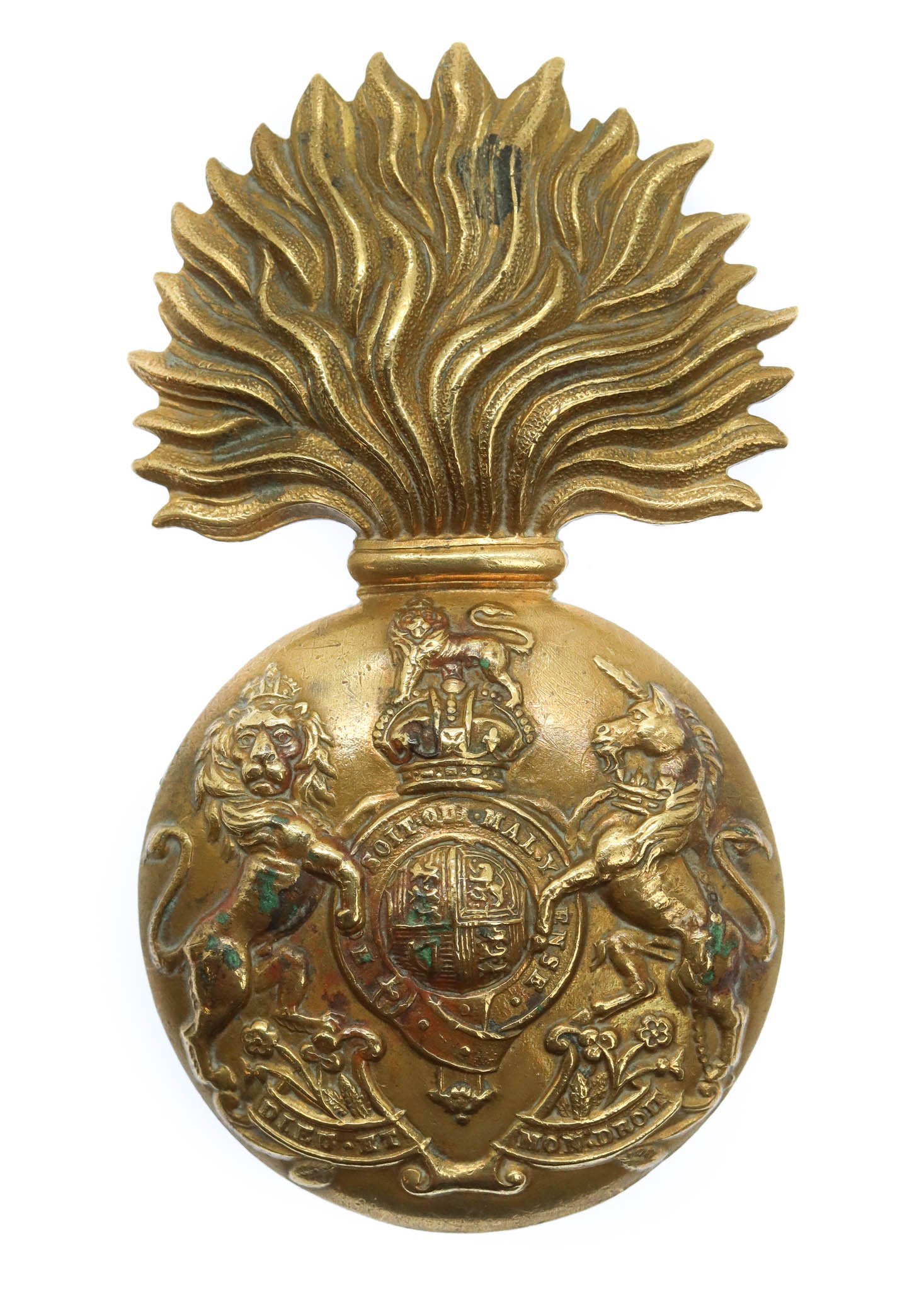 Royal Scots Fusiliers Cap Badge - King's Crown