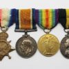 WW1 1915-15 Star Medal Trio and Territorial Force Efficiency Medal Group - Dvr. E.H. Dovey, Royal Field Artillery