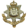 East Surrey Regiment Cap Badge - King's Crown