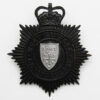 West Suffolk Constabulary Night Helmet Plate - Queen's Crown (small star)