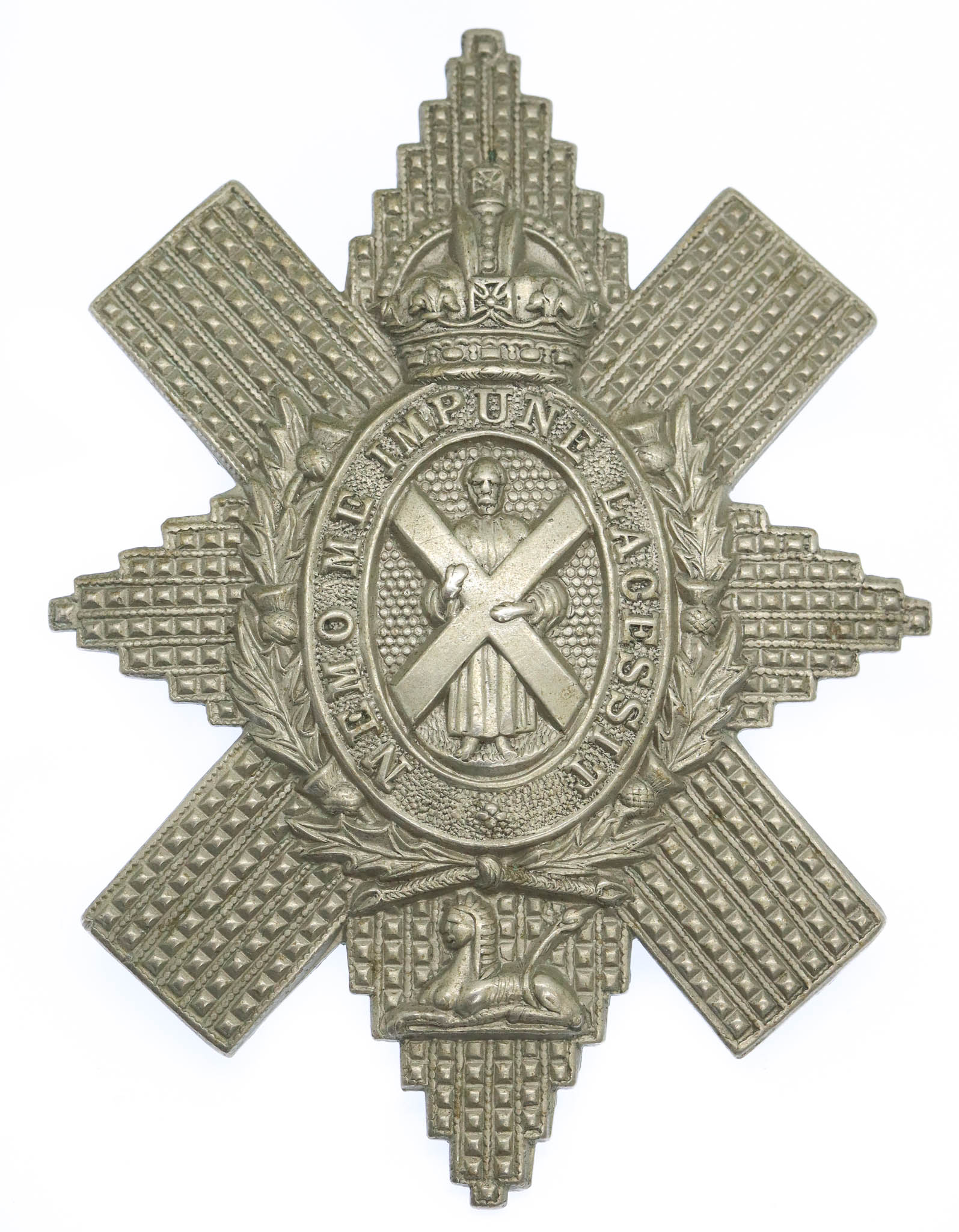 Black Watch (The Royal Highlanders) Cap Badge - King's Crown