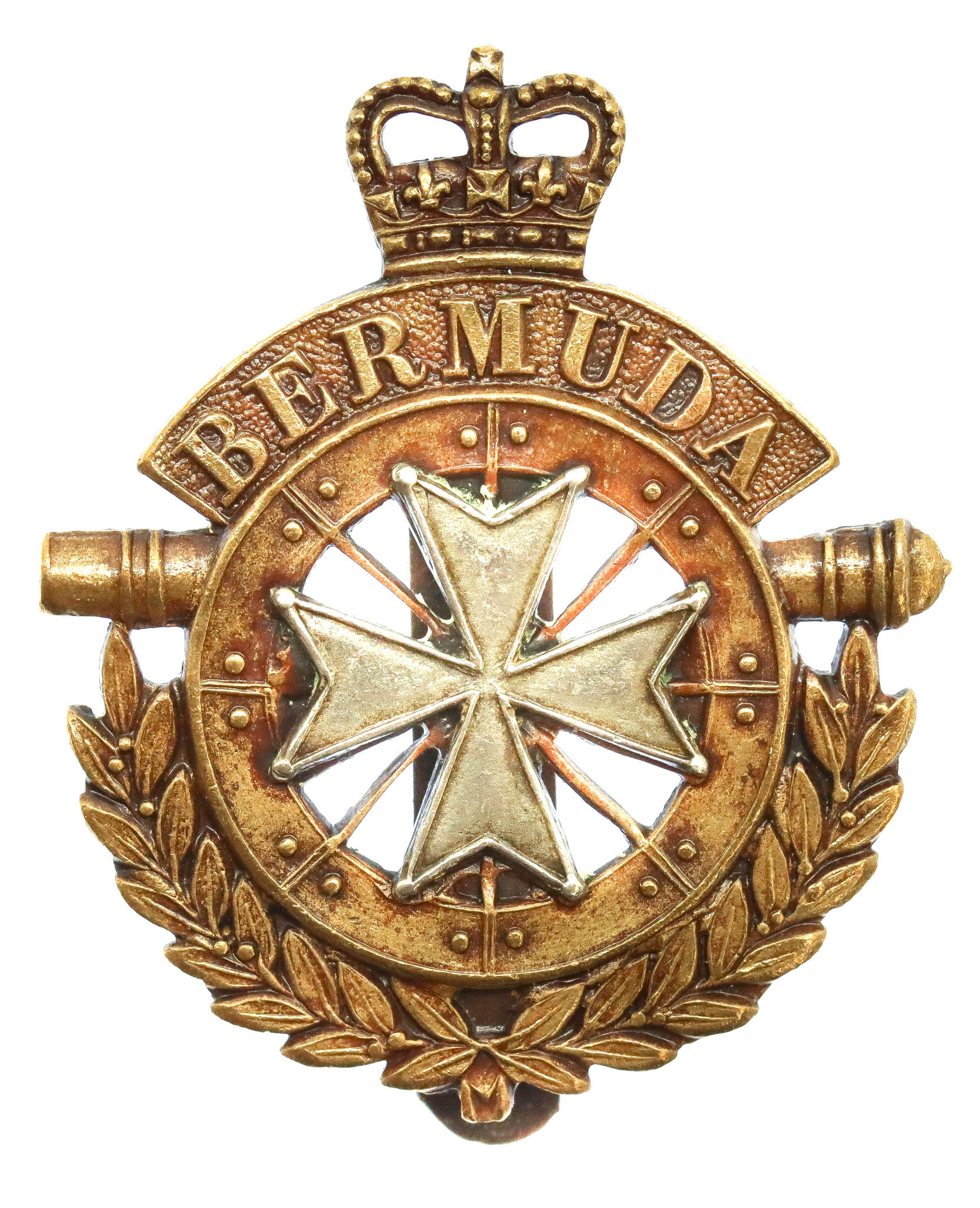 Royal Bermuda Regiment Cap Badge - Queen's Crown