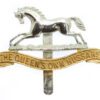 Queen's Own Hussars Anodised (Staybrite) Cap Badge