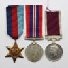 WW2 Prisoner of War Long Service & Good Conduct Medal Group of Three - W.O.II. E. Holt, 1/8th Bn. Lancashire Fusiliers