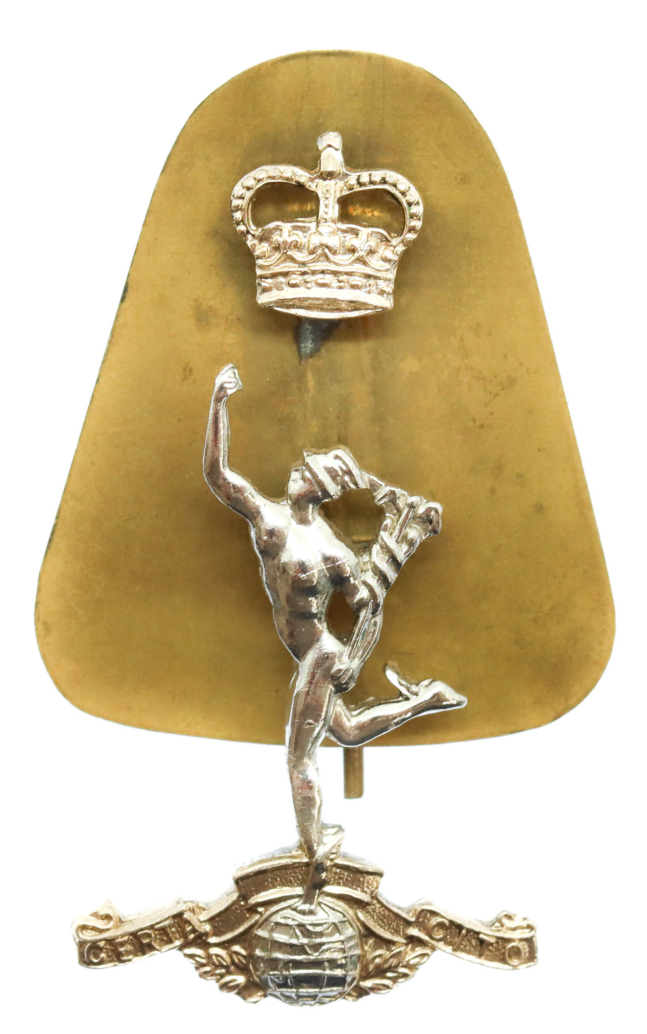 Royal Corps of Signals Anodised (Staybrite) Cap Badge