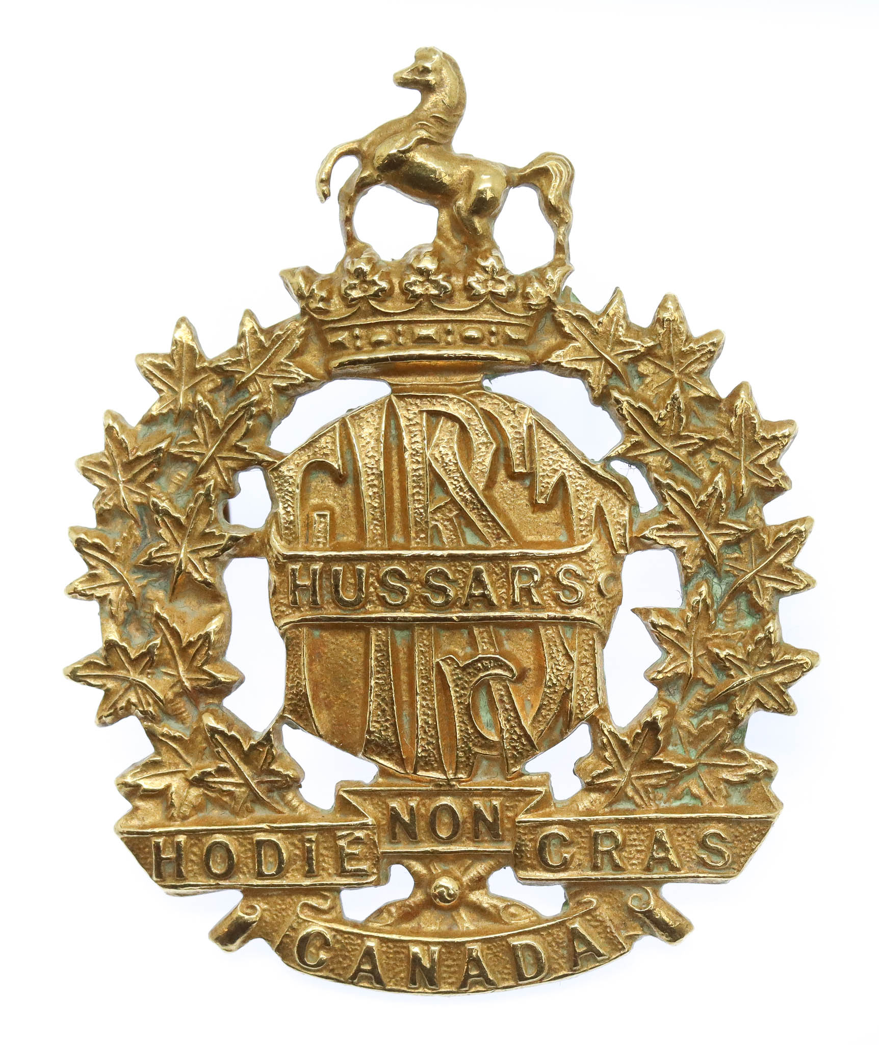 First Hussars of Canada Cap Badge