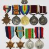 Hughes Family WW1 R.A.M.C. Mons Star & Bar, MID, LSGC & MSM & WW2 R.A.F. Air Crew Europe Father & Son Medal Group