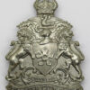 Leicester City Police Helmet Plate - King's Crown