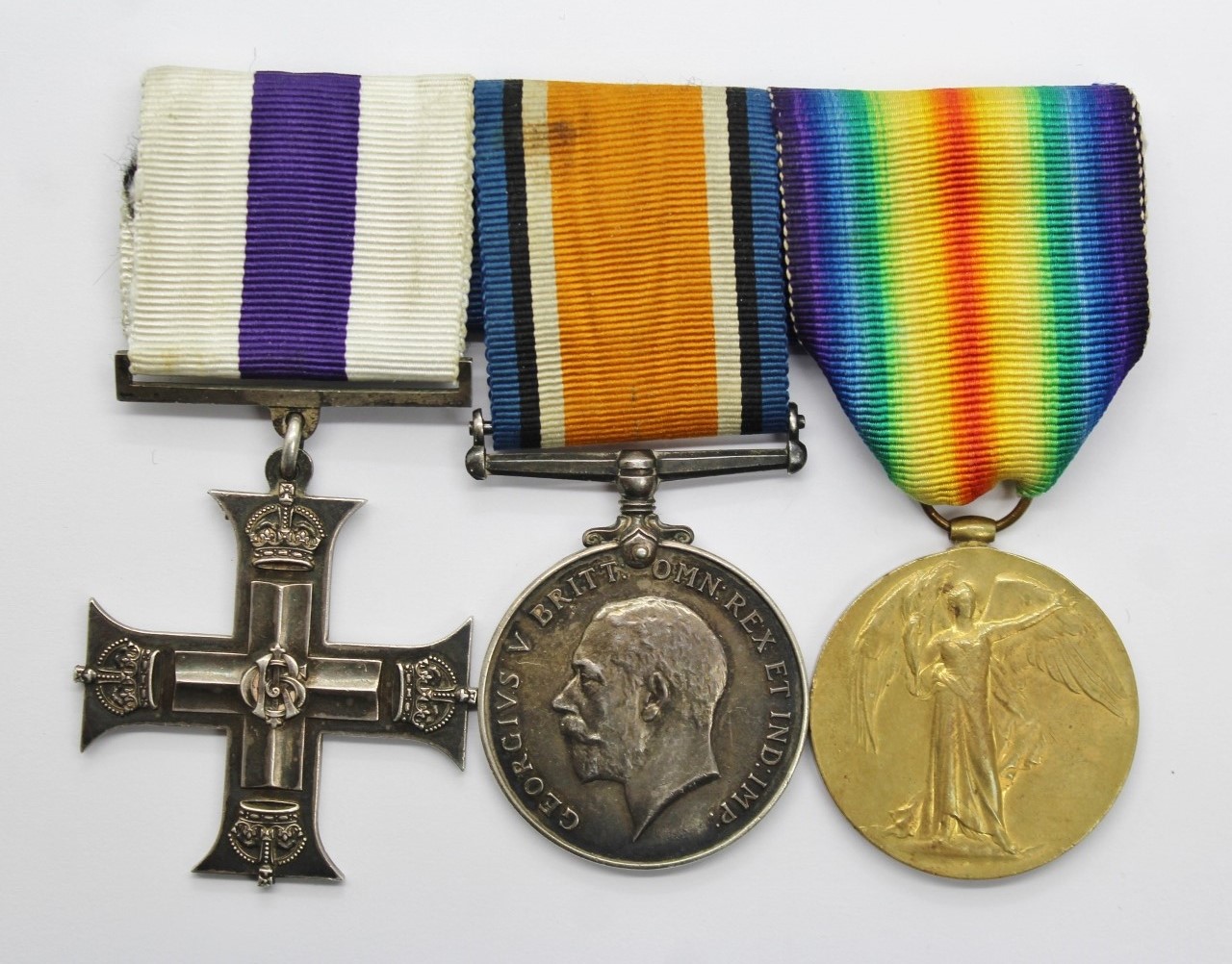 WW1 Military Cross, British War & Victory Medal Group - Lieut. P.H. Leach, Royal Field Artillery