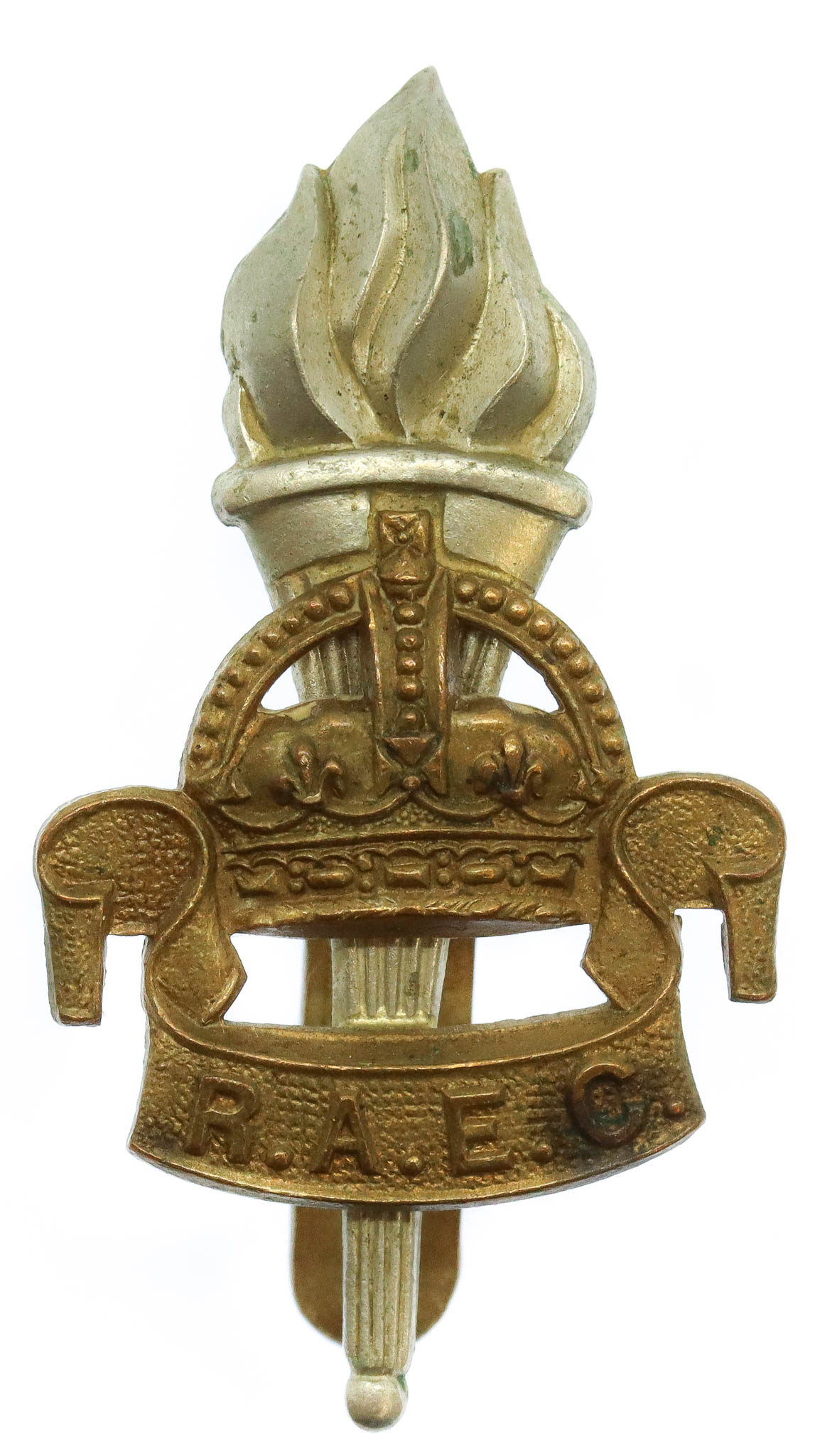 Royal Army Educational Corps (R.A.E.C.) Cap Badge - King's Crown