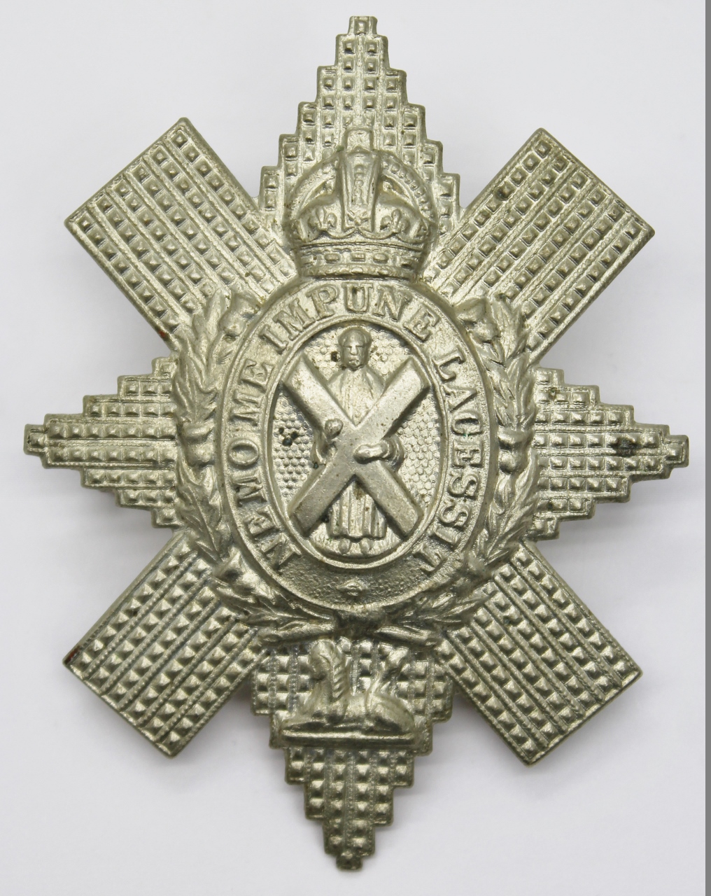 Black Watch (The Royal Highlanders) Cap Badge - King's Crown