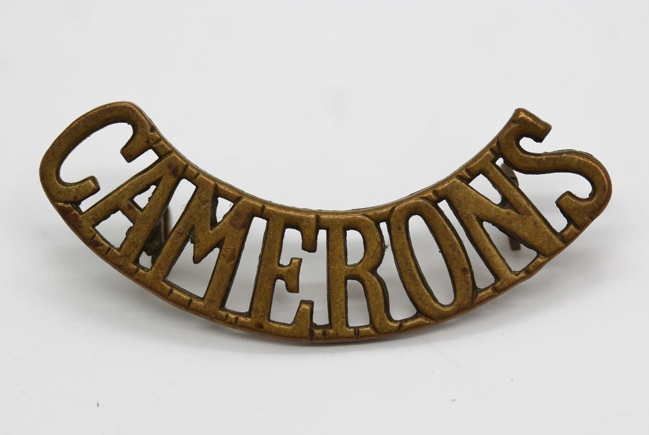 Queen's Own Cameron Highlanders (CAMERONS) Shoulder Title