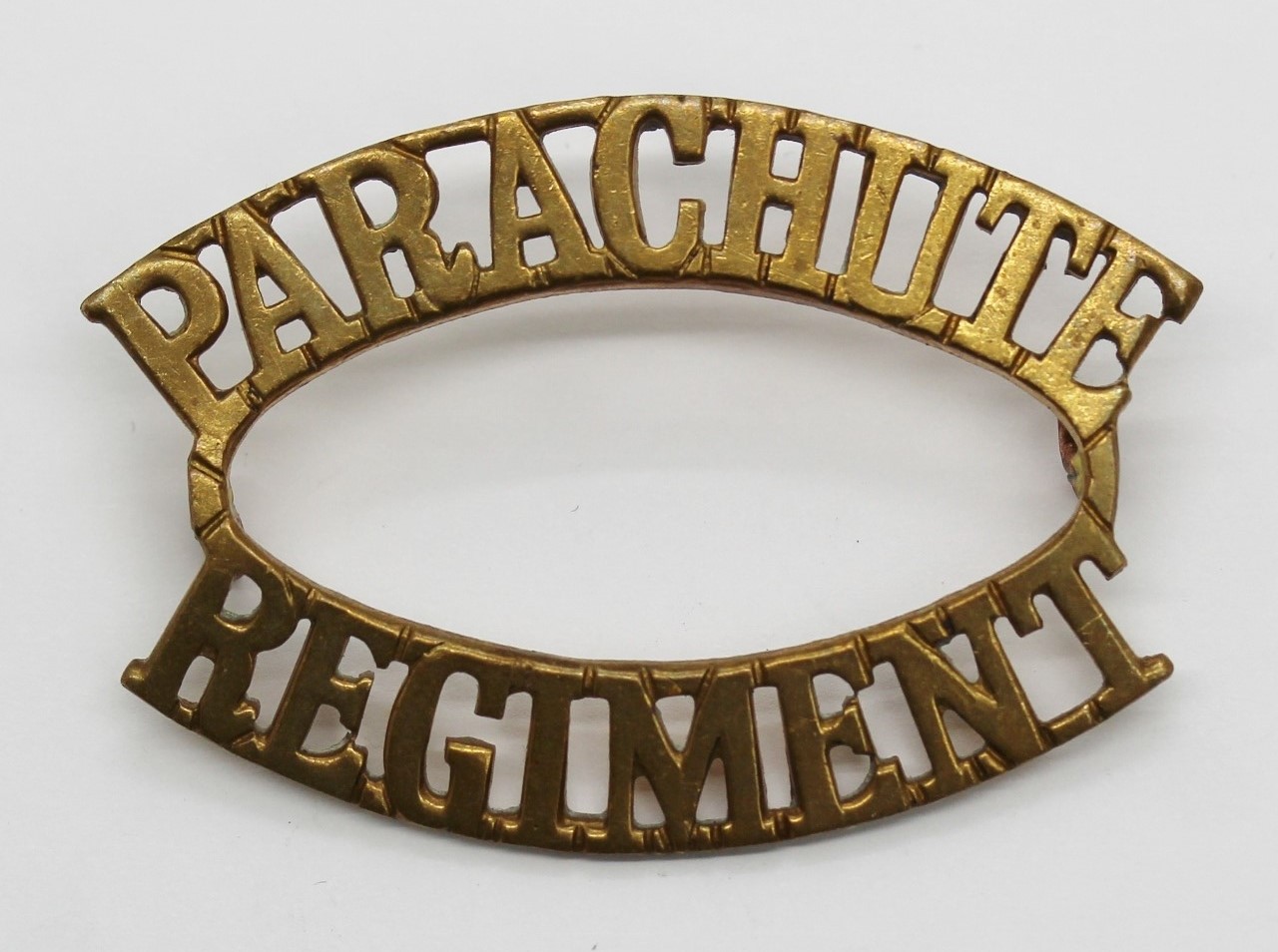Parachute Regiment Brass Shoulder Title