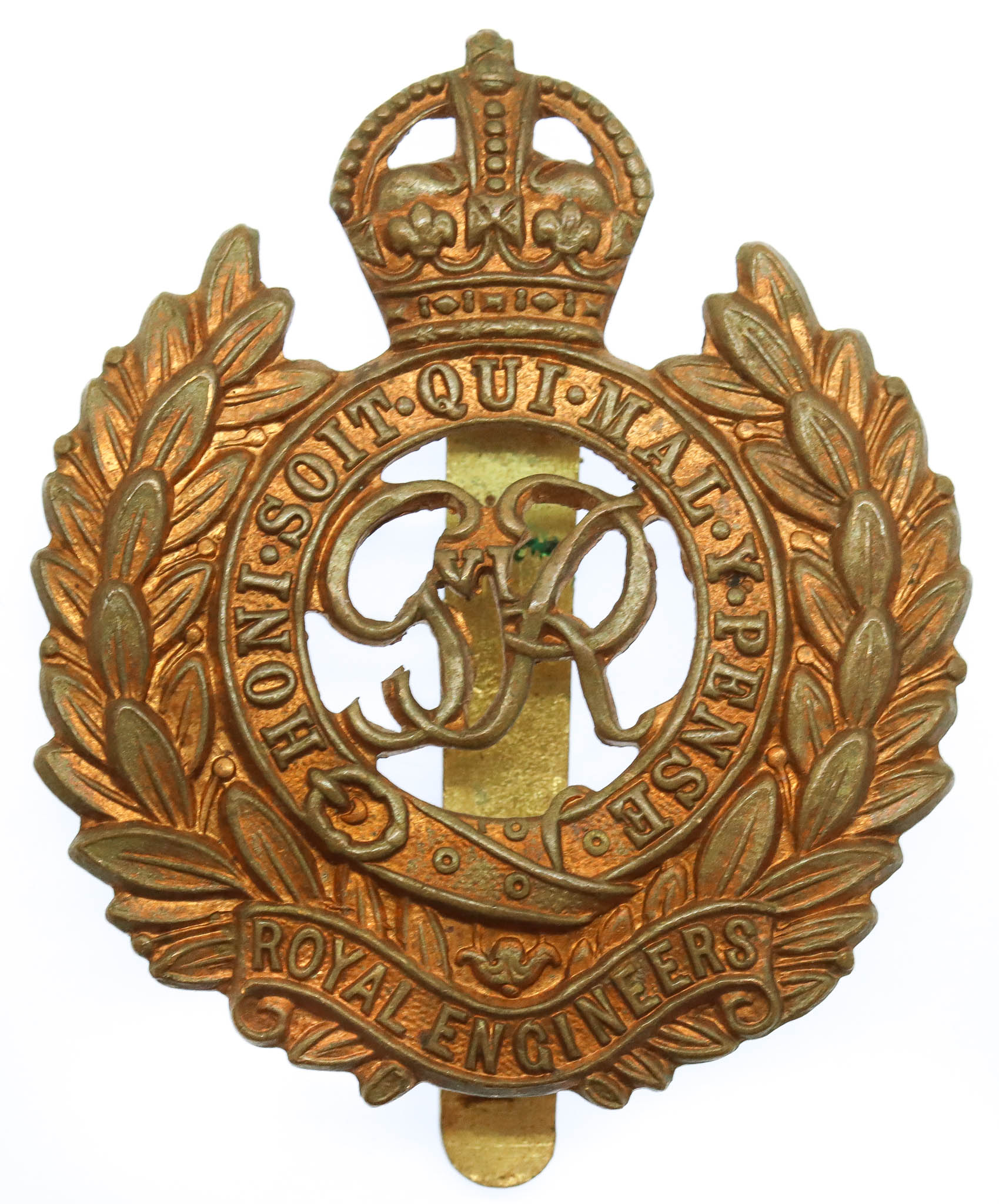 George VI Royal Engineers Cap Badge