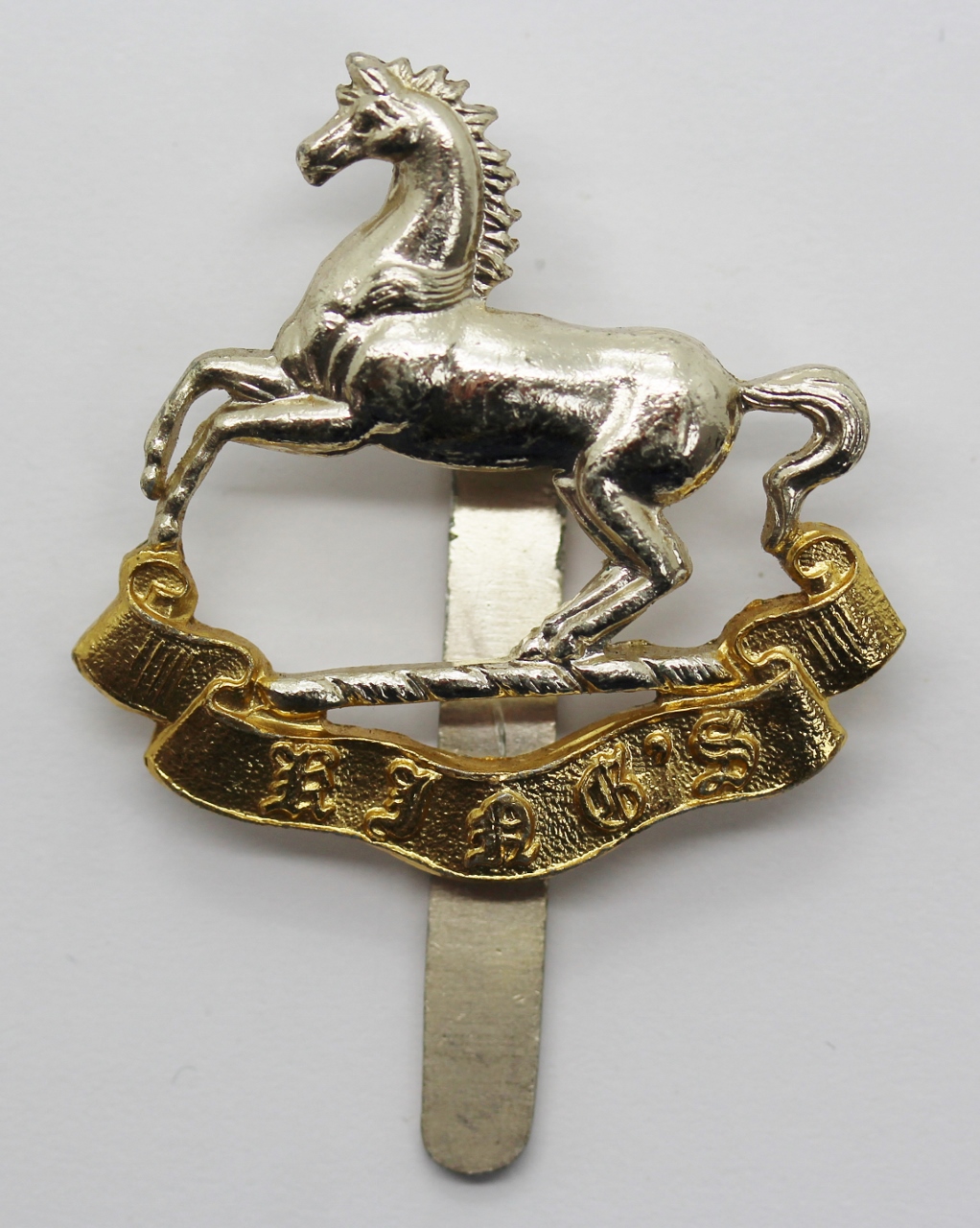 Liverpool University O.T.C. Anodised (Staybrite) Cap Badge