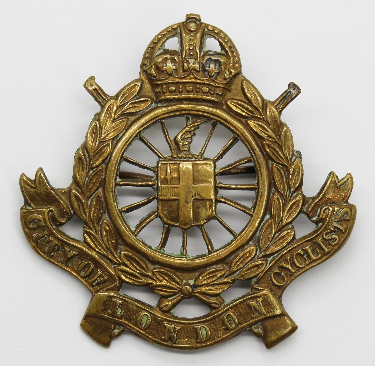 1st/1st London Divisional Cyclist Company (City of London Cyclists) Cap Badge