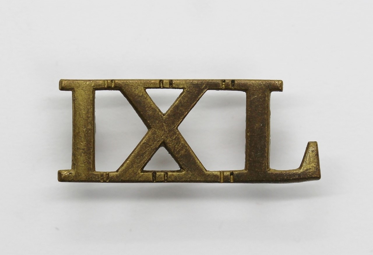 9th Lancers (IXL) Shoulder Title