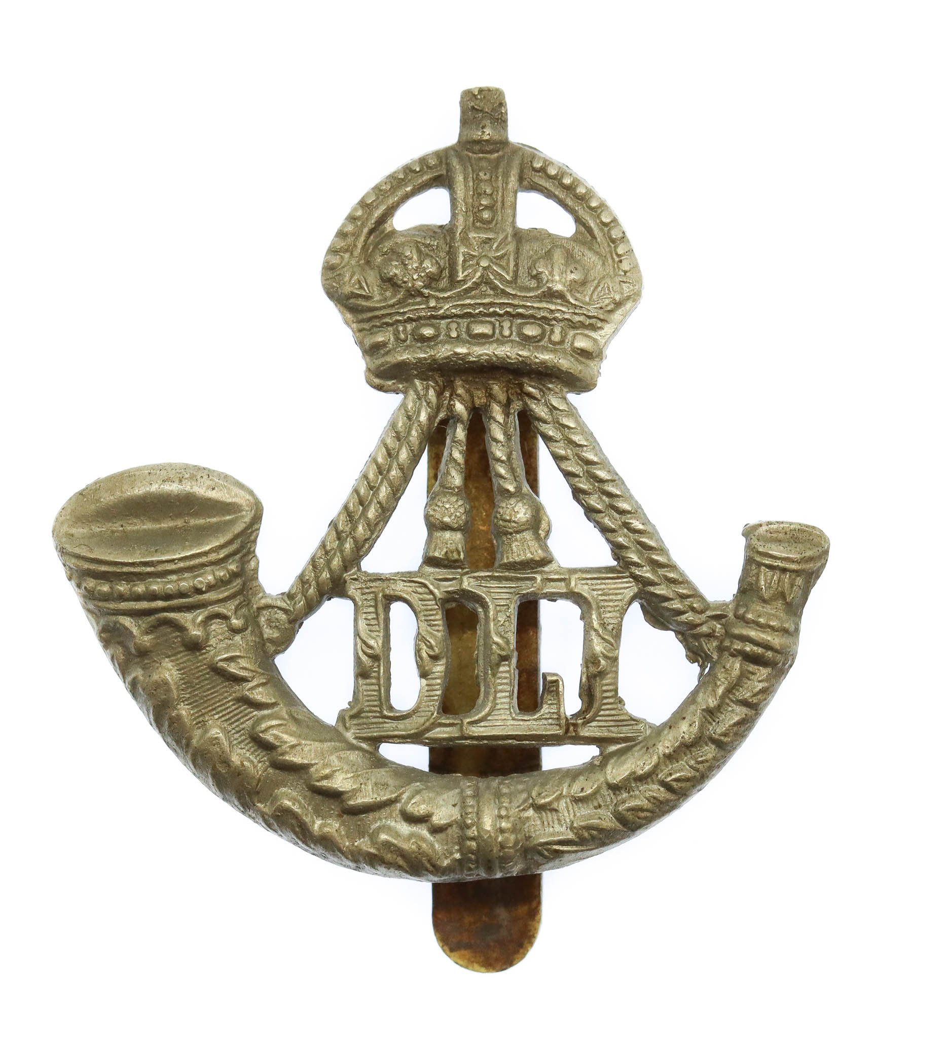 Durham Light Infantry (D.L.I.) Cap Badge - King's Crown